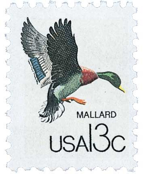 1757b  - 1978 13c Wildlife from Canadian/US Border - Mallard