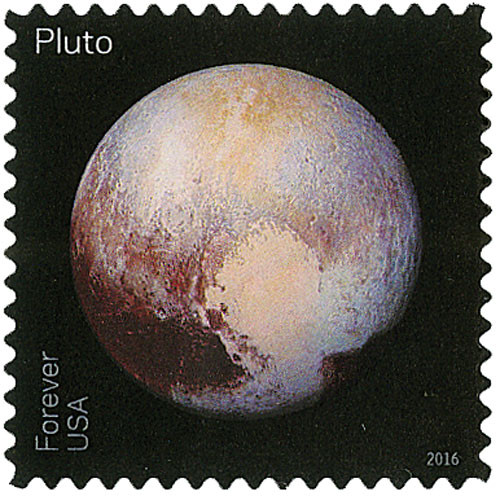 5077  - 2016 First-Class Forever Stamp - Pluto Explored!: Pluto