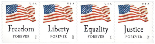 4637-40(CF1)  - 2012 Counterfeit U.S. Flags: Equality, Justice, Freedom and Liberty