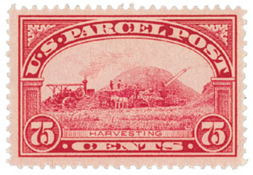 Q11  - 1913 75c Parcel Post Stamp - Harvesting