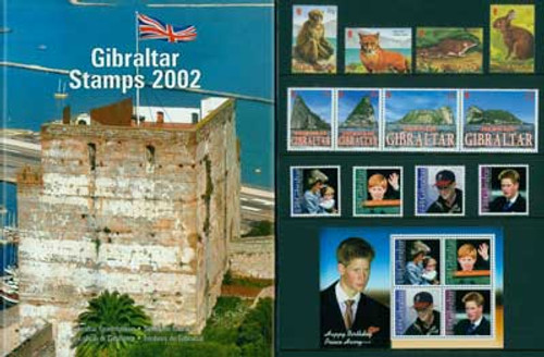 M10518  - 2002 Gibraltar Year Set,56vM