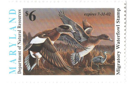 SDMD28  - 2001 Maryland State Duck Stamp