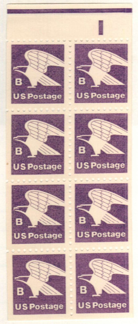 1819a  - 1980-81 18c Eagle,bklt pane of 8