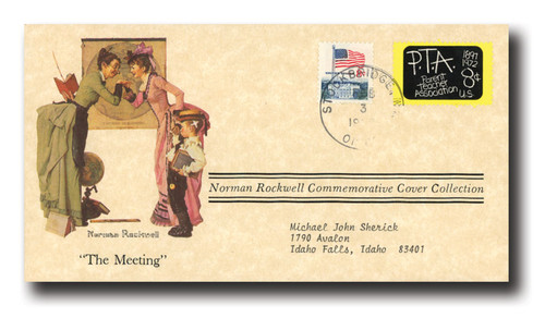 AC178  - 02/03/1978 USA, Norman Rockwell 'The Meeting'