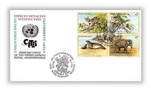 7254083  - 1994 UN VN Endangered Species Combo
