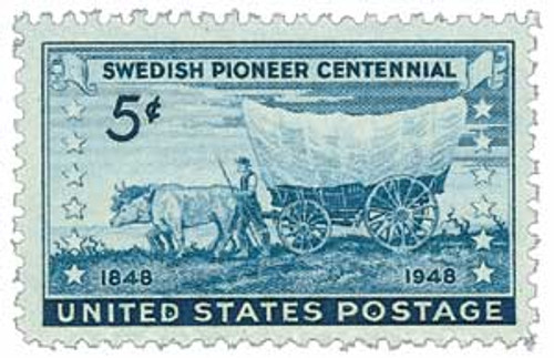 958  - 1948 5c Swedish Pioneer Centennial