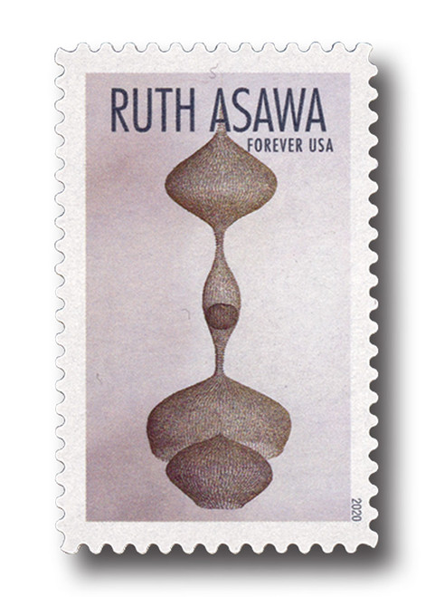 5512  - 2020 First-Class Forever Stamps - Ruth Asawa: Hanging Three-Lobed Continuous Form