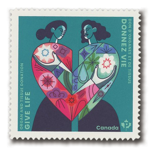 MFN297  - 2022 Organ and Tissue Donation, 1 Mint Stamp, Canada