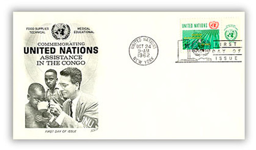 8A111  - 1962 11c UN Operation in the Congo