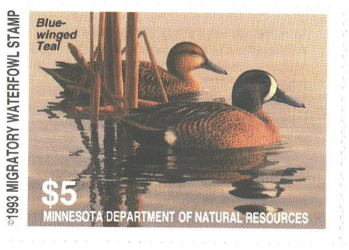 SDMN17  - 1993 Minnesota State Duck Stamp