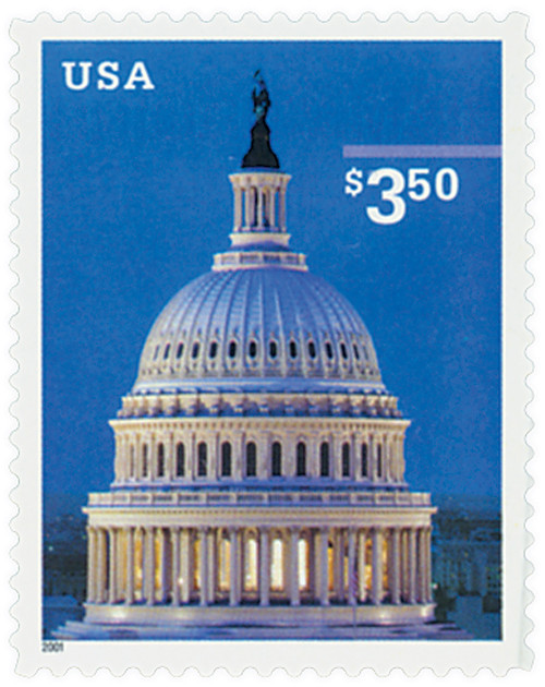 3472  - 2001 $3.50 US Capitol