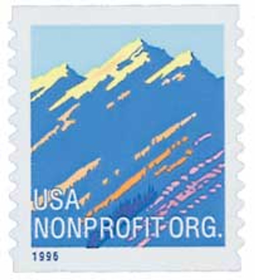 2904A  - 1996 5c Mountain, non-denominational, self-adhesive coil stamp