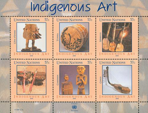 UN897  - Indigenous Art: Musical Instrument