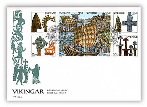 31061  - 1990 Sweden Vikingar First Day Cover
