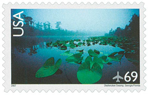 C142  - 2007 69c Okefenokee Swamp