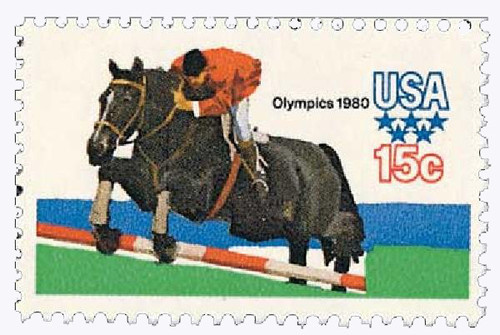 1794  - 1979 15c Summer Olympics: Equestrian