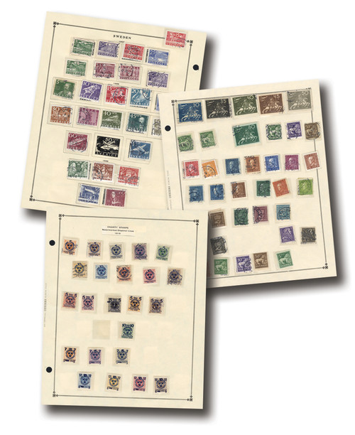 WW224  - 1858-1938 Sweden Collection