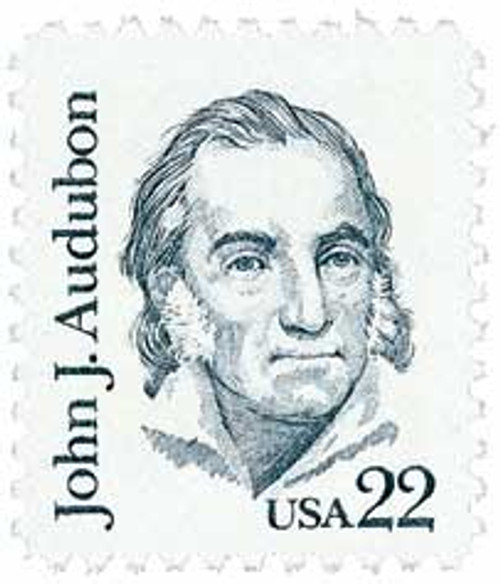 1863  - 1985 22c Great Americans: John J. Audubon