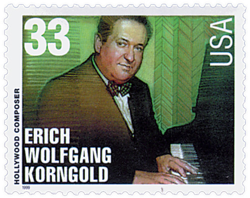 3344  - 1999 33c Hollywood Composers: Erich Korngold