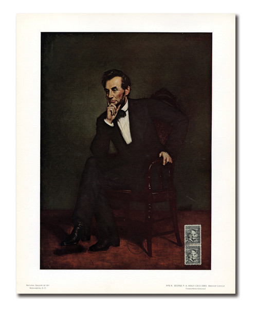 AC722  - Abraham Lincoln, 11/19/1965, #1282, 10x12" poster