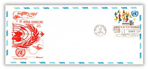 8UC10A  - 11c Air Envelope #10 1973