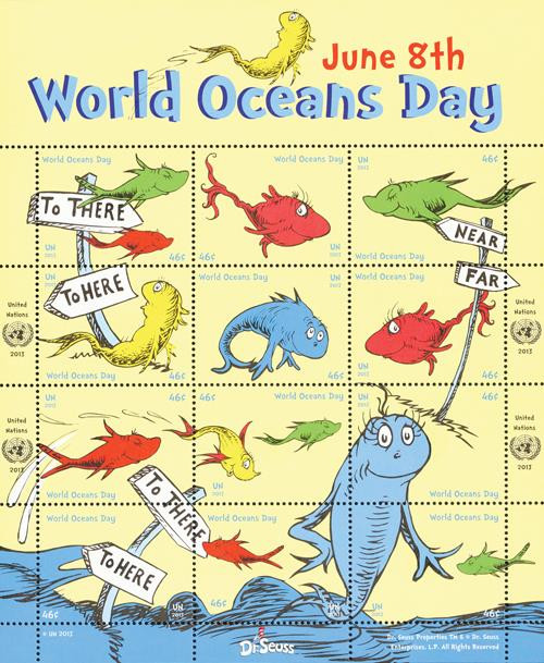 UN1067  - 2013 46c World Oceans Day (Dr. Suess)
