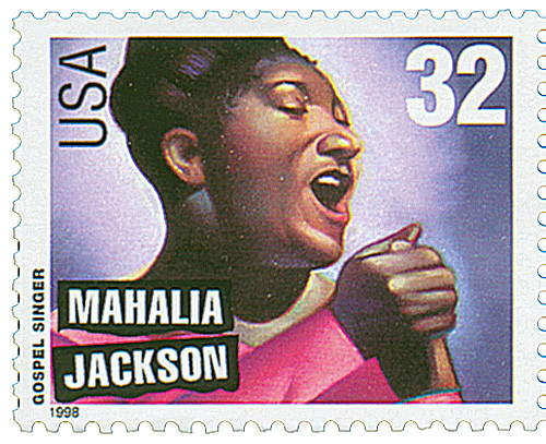 3216  - 1998 32c Gospel Singers: Mahalia Jackson