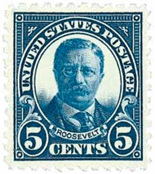 557  - 1922 5c Theodore Roosevelt, dark blue