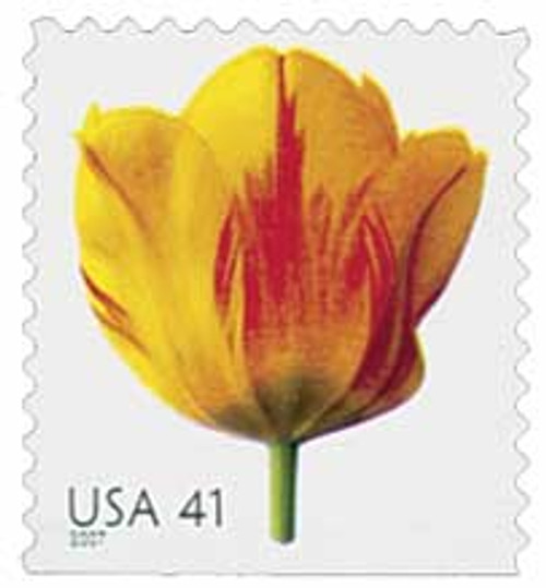 4185  - 2007 41c Beautiful Blooms: Tulip, booklet single