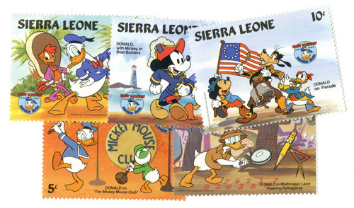 MDS174  - Sierra Leone 1984 Donald Duck 50th Anniv