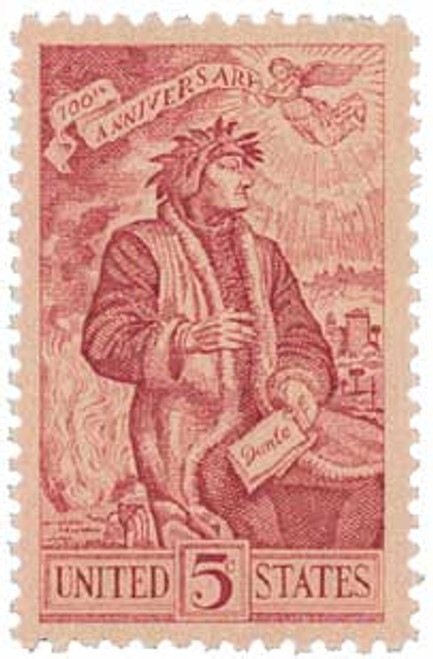 1268  - 1965 5c Dante Alighieri