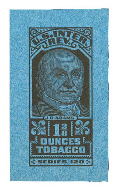 TF880  - 1950, 1 3/8oz Tobacco Stamps - Series 120