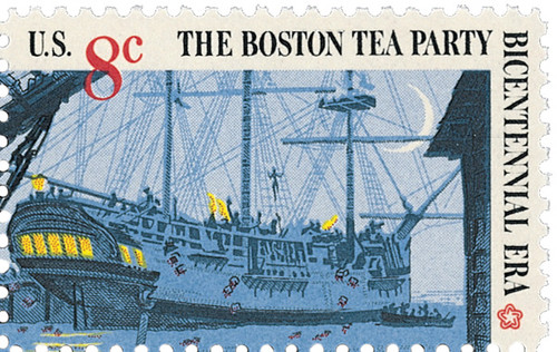1481  - 1973 8c Boston Tea Party: British Three-master