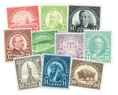 692-701  - 1931 Rotary Stamps, set of 10