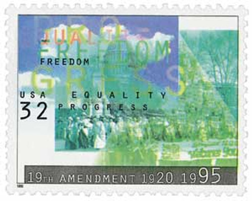 2980  - 1995 32c Women's Suffrage