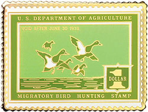 35147  - 1996 1937 Federal Duck Cloisonne Medallion