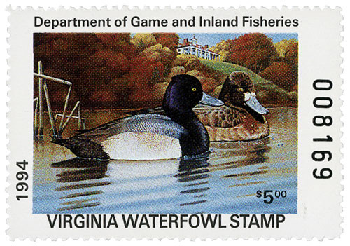 SDVA7  - 1994 Virginia State Duck Stamp