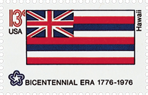 1682  - 1976 13c State Flags: Hawaii