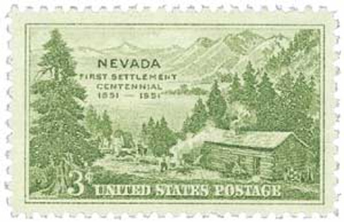 999  - 1951 3c Nevada Settlement