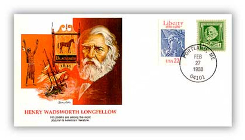 81886  - 1988 Henry W  Longfellow Cover