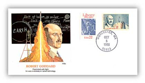 81847  - 1986 Robert Goddard/Shapers of Am. Liberty