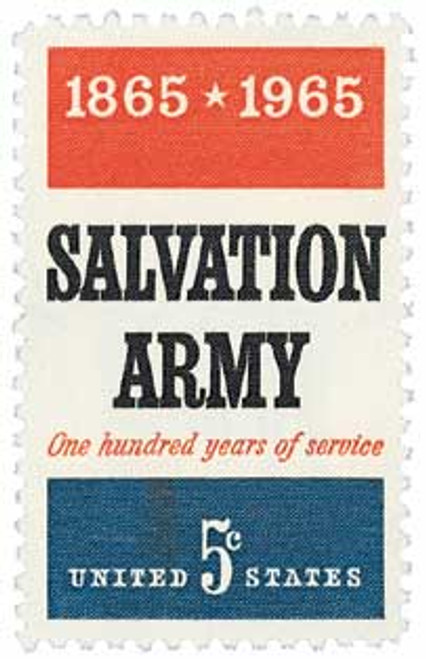 1267  - 1965 5c Salvation Army