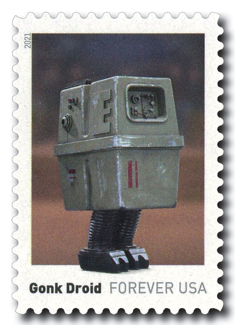 5580  - 2021 First-Class Forever Stamp - Star Wars Droids: Gonk Droid