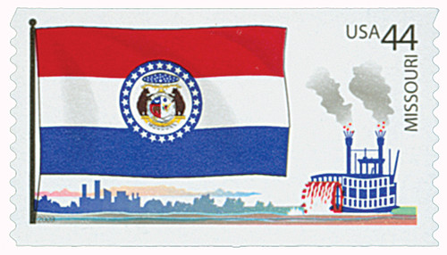 2009 44c American Flag, SA, Booklet of 10 Scott 4396 Mint F/VF NH