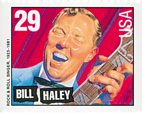 2732  - 1993 29c Legends of American Music: Bill Haley, booklet single