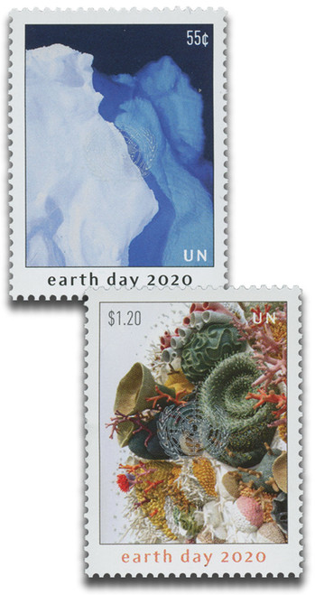 UN1238-39  - 2020 55c & $1.20 Earth Day