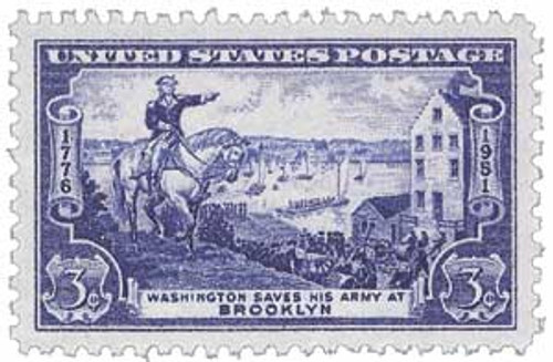 1003  - 1951 3¢ Battle of Brooklyn