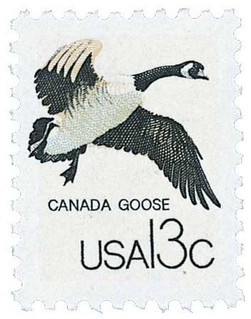 1757c  - 1978 13c Wildlife from Canadian/US Border - Canada Goose