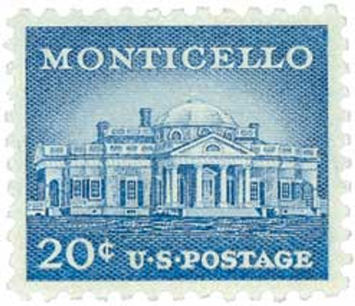 1047  - 1956 Liberty Series - 20¢ Monticello