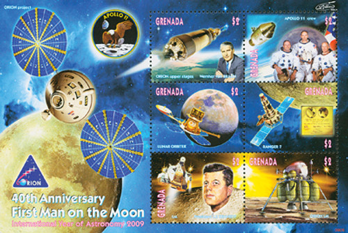 M10404  - 2009 Grenada - Moon Landing 40th Anniversary